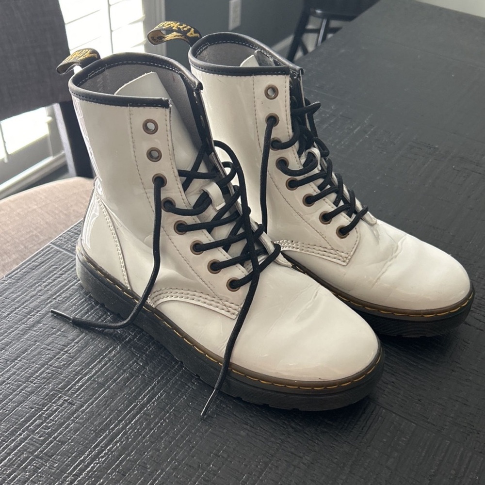 White Doc Martens Boots